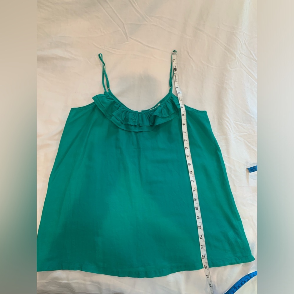 HERITAGE 1981 SILK-COTTON SPAGHETTI STRAP TANK TOP